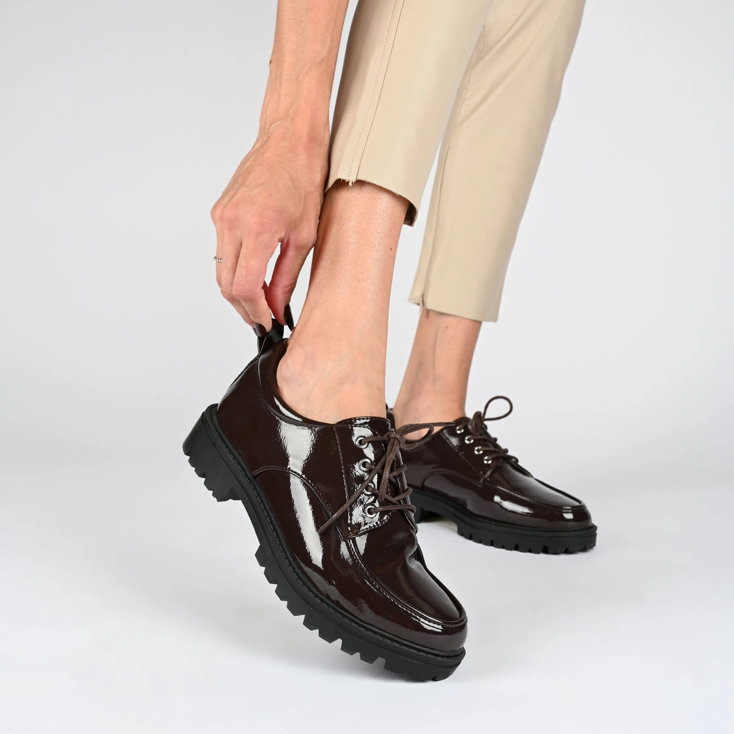 Zerogrand Stitchlite Oxford Cole Haan ZINA OXFORD LOAFER FLATS IN WIDE