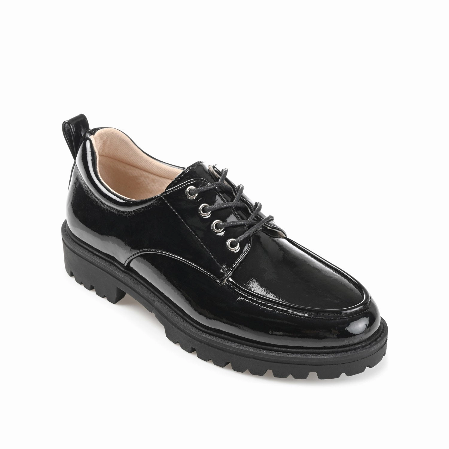 Lazaro Plain Toe Oxfords ZINA OXFORD LOAFER FLATS IN WIDE